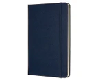 Moleskine Classic Large Ruled Hard Cover Notebook - Hydrangea Blue