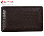 Maxwell & Williams 39x24cm Gravity Rectangular Platter - Black