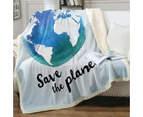 Save the Planet Throw Blanket