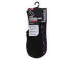 Bonds Women's Logo Lightweight Sneaker Socks 4-Pack - Black