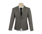 Scuzzatti Men's Mini Check Sport Jacket/Blazer - Taupe