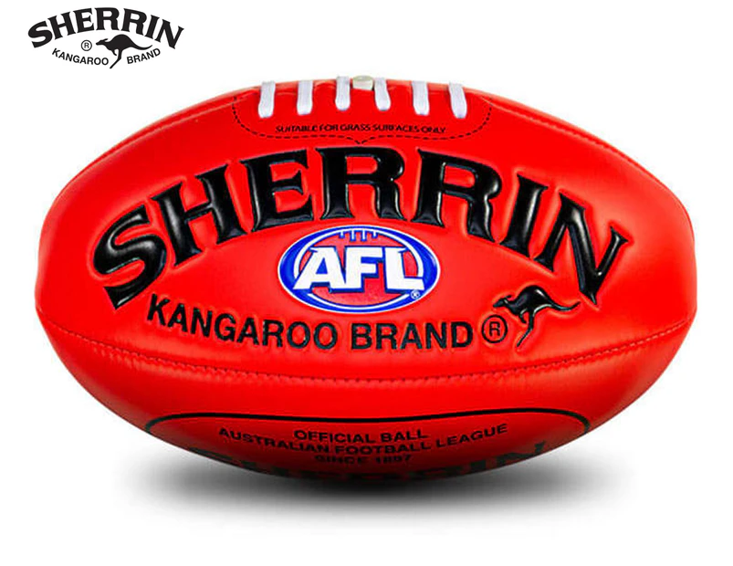 Sherrin Super Soft Touch Mini AFL Football - Red