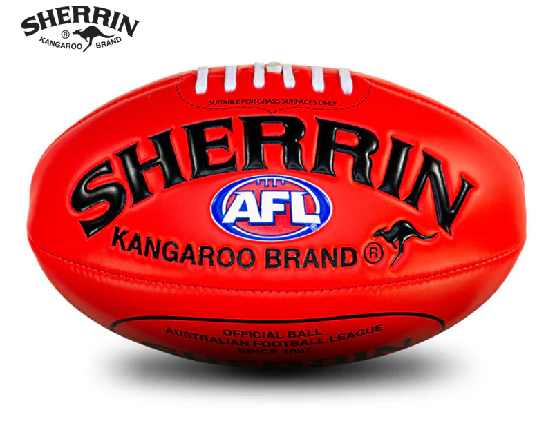Sherrin Super Soft Touch Size 1 AFL Football - Red