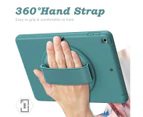 WIWU B-Spider Man iPad Case 3-Layer Multi-Function Case Hand Strap Tablet Shell For iPad 7/8/9 10.2inch-Pine Needle Green