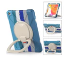 WIWU B-OnePiece Tablet Case+Neck Strap For Samsung Galaxy Tab S7/S7 Plus 2020-Colorful&Blue