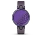Garmin Women's 34.5mm Lily Silicone Smart Watch - Midnight Orchid/Deep Orchid 4