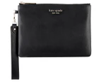 Kate Spade Spencer Small Leather Pouch Wristlet - Black