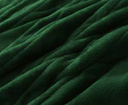 Dreamaker 160x120cm Coral Fleece Heated Throw - Eden Green