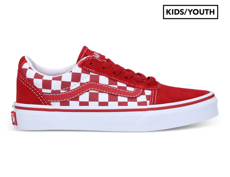 Vans Boys' Ward Sneakers - Checkered Chilli Pepper