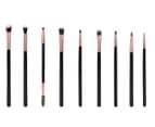 Adore 14 Pcs Makeup Bruches Synthetic Foundation Powder Concealers Eye Shadows Makeup Brush Set - Bronze 3