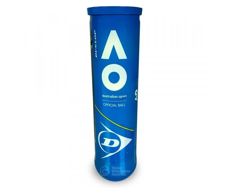 Dunlop Australian Open Tennis 4 Ball Can