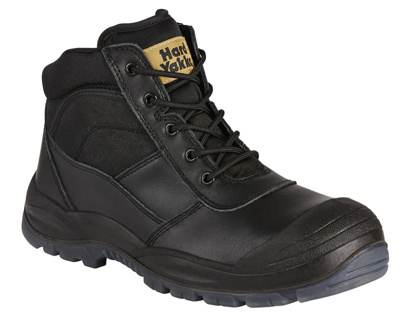 Hard Yakka Men's Utility Side-Zip Boots - Black