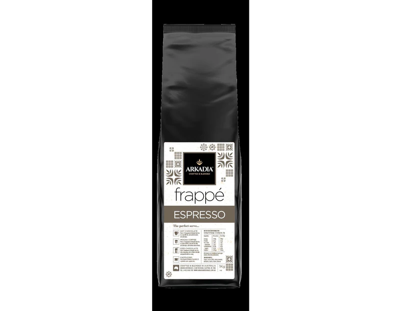 Arkadia Frappe Double Shot Espresso - Coffee 1kg