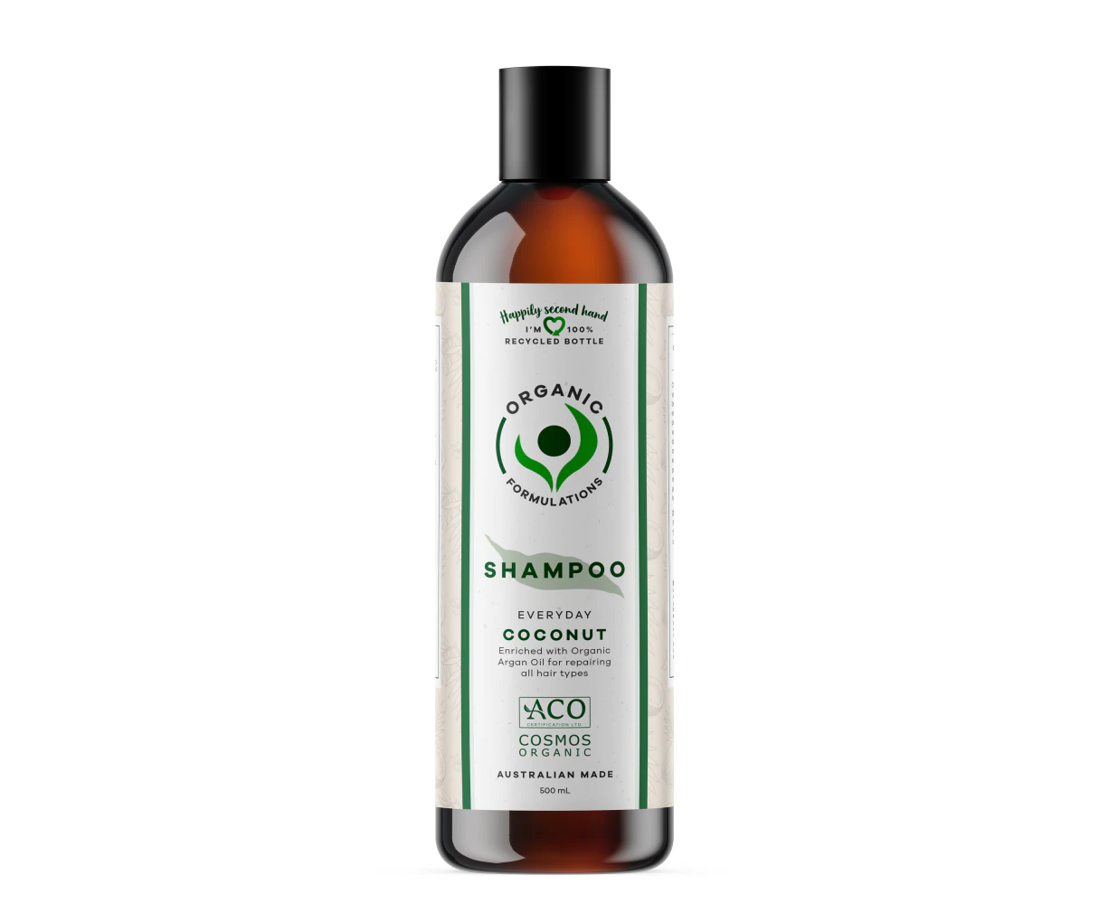 Organic Formulations Coconut Shampoo 500ml | Organic | Damaged Hair