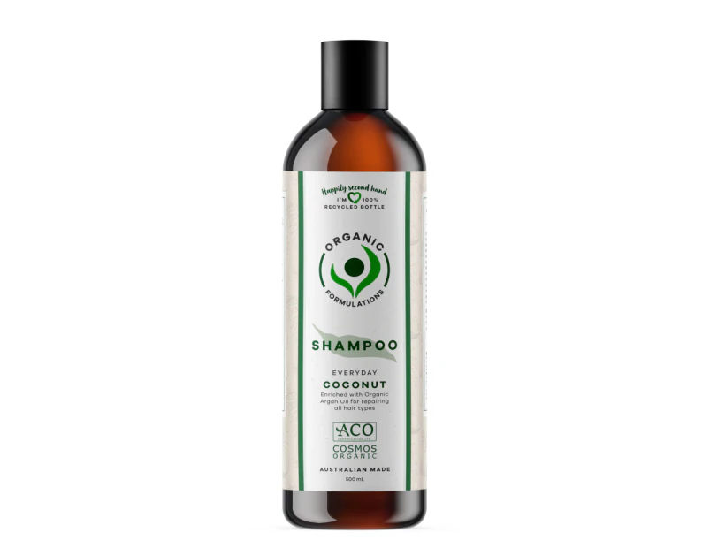 Organic Formulations Coconut Shampoo 500ml | Organic | Damaged Hair