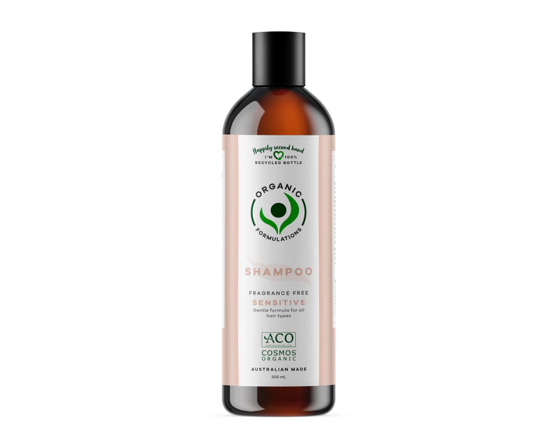 Organic Formulations Sensitive Shampoo 500ml | Certified Organic