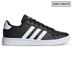 Adidas Kids' Grand Court Sneakers - Core Black/White