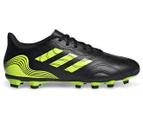Adidas Men's Copa Sense 4 Firm Ground Football Boots - Core Black/Solar Yellow