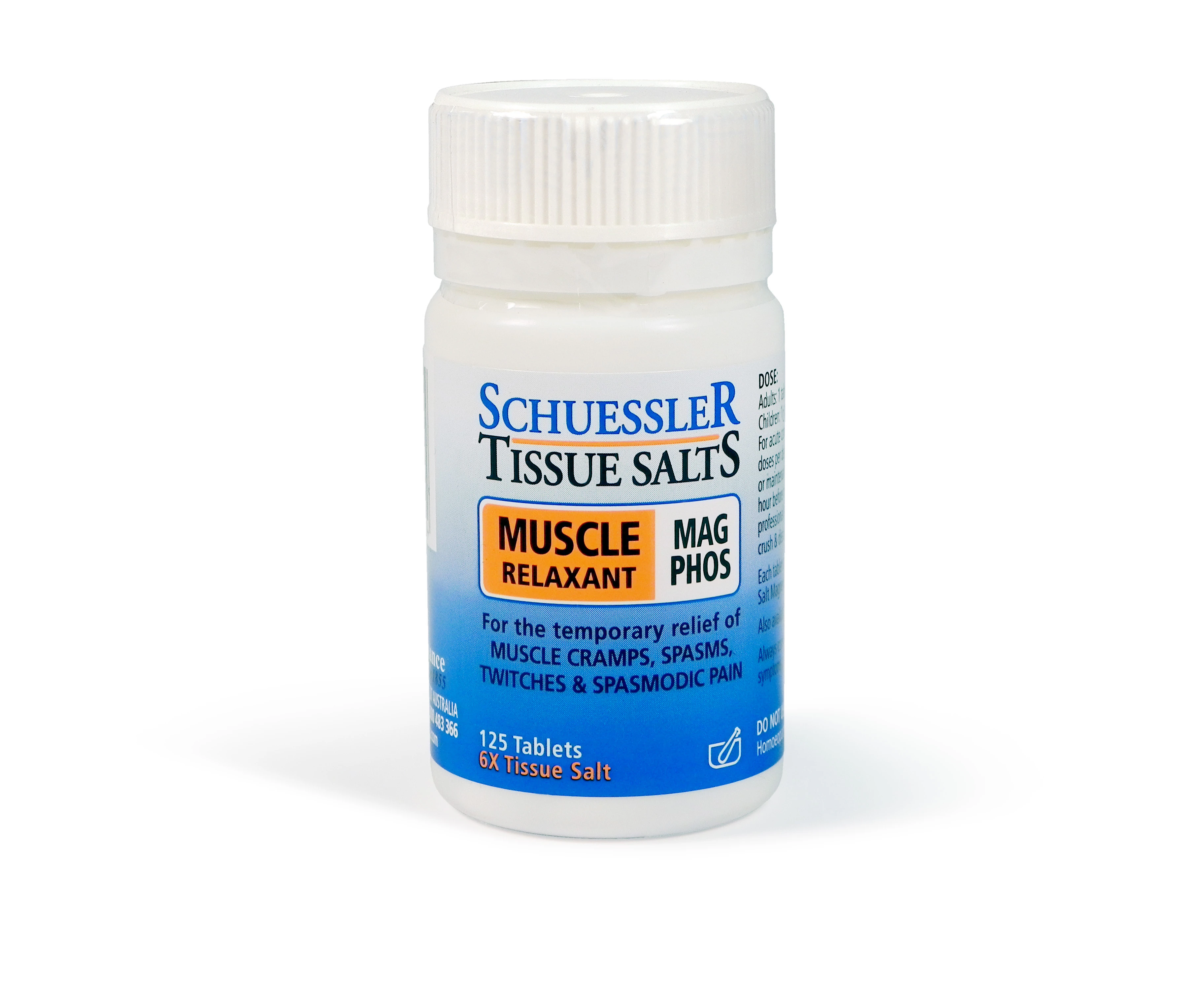 Martin & Pleasance Schuessler Tissue Salts Mag Phos (Muscle Relaxant) 125t