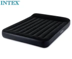 Intex Pillow Rest Queen Bed Classic Airbed w/ Built-In Electric Pump