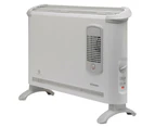Dimplex 2000W Portable Electric Floor Convector Heater w/Turbo Fan Heating White