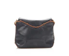 Celine Preloved Leather Crossbody Bag Women Black - Designer - Pre-Loved