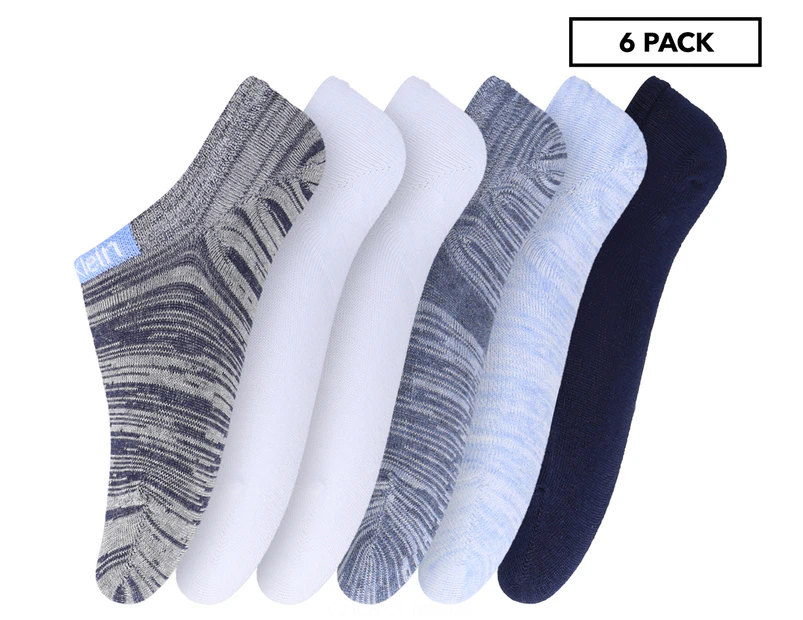 Calvin Klein Women's One Size Sneaker Liner Socks 6-Pack - Assorted