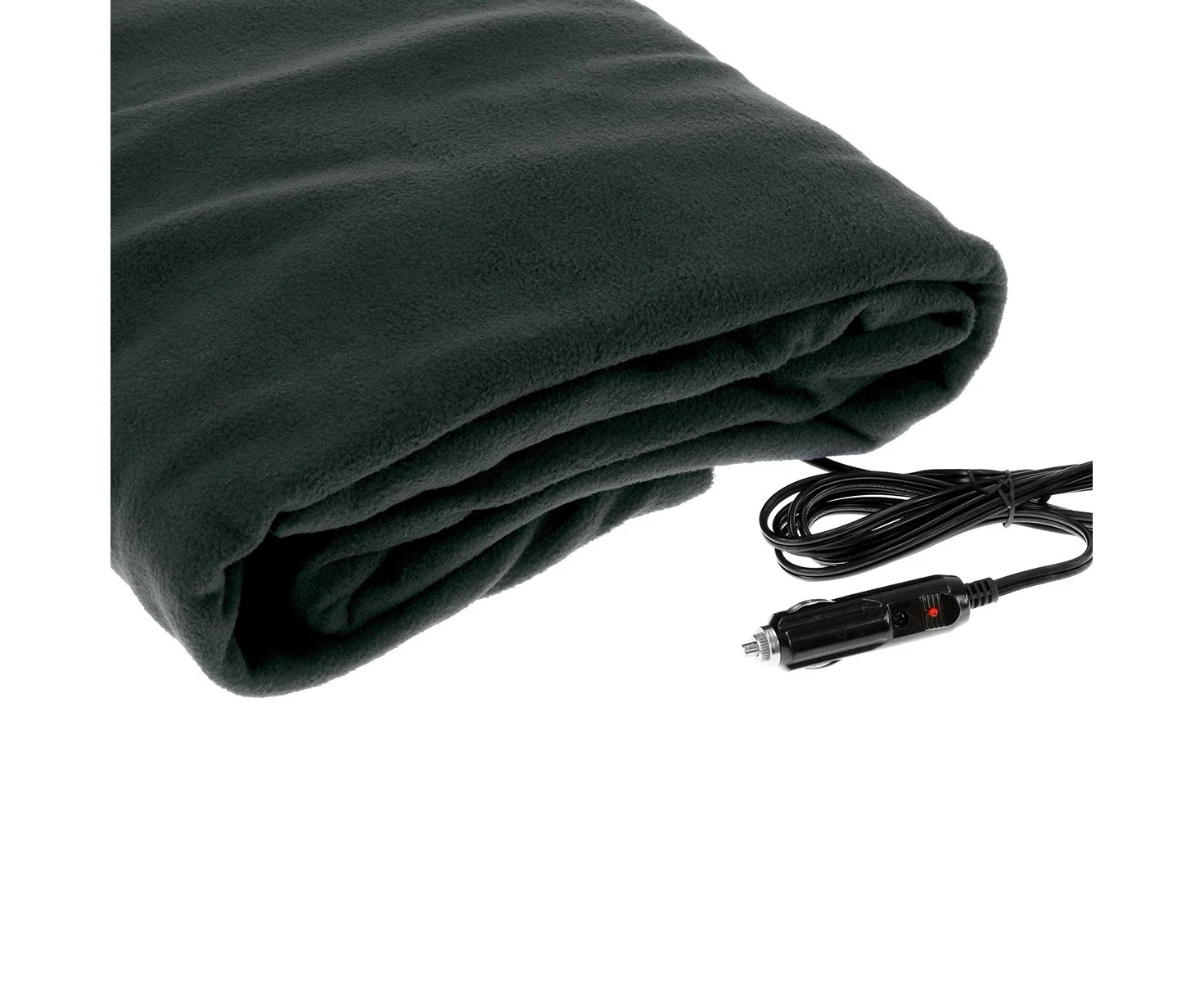 Laura Hill Heated Electric Car Blanket 150x110cm 12V - Black