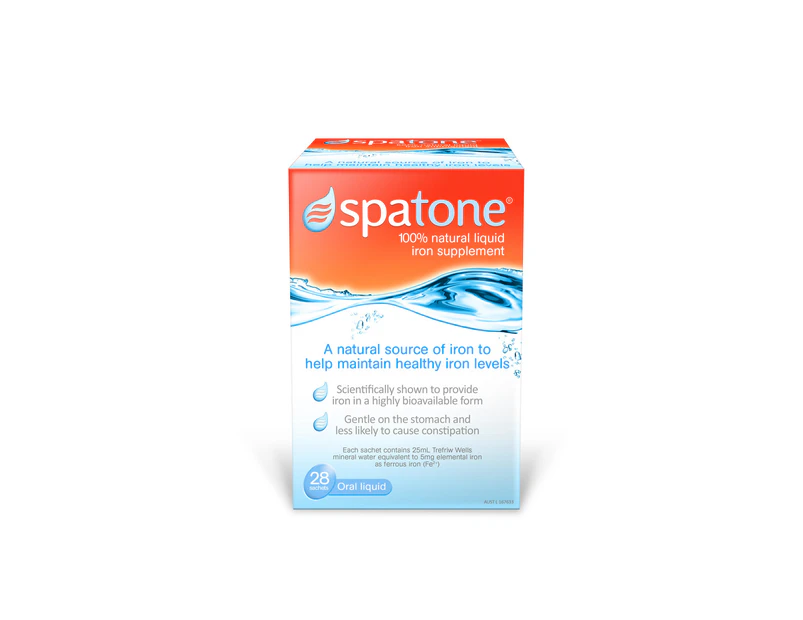 Spatone Natural Liquid Iron - 28 sachet pack