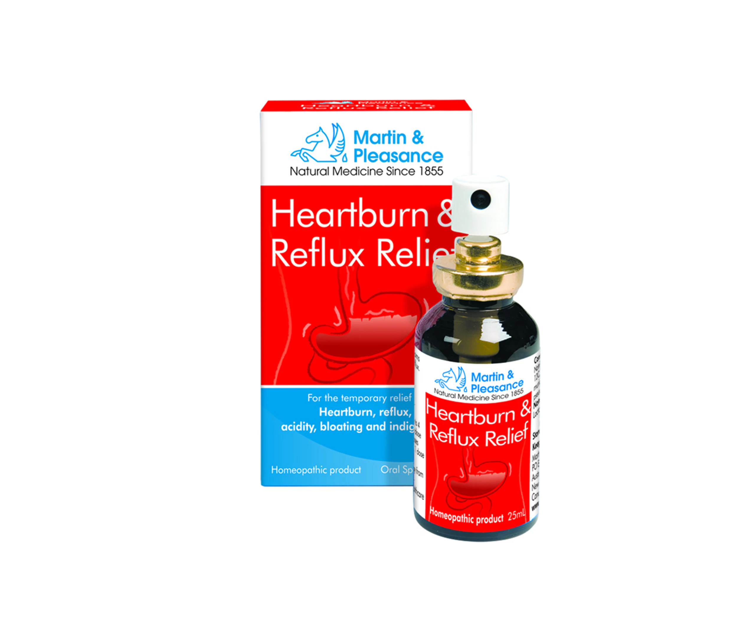 Homeopathic Remedy - 25ML Spray - Heartburn & Reflux Support