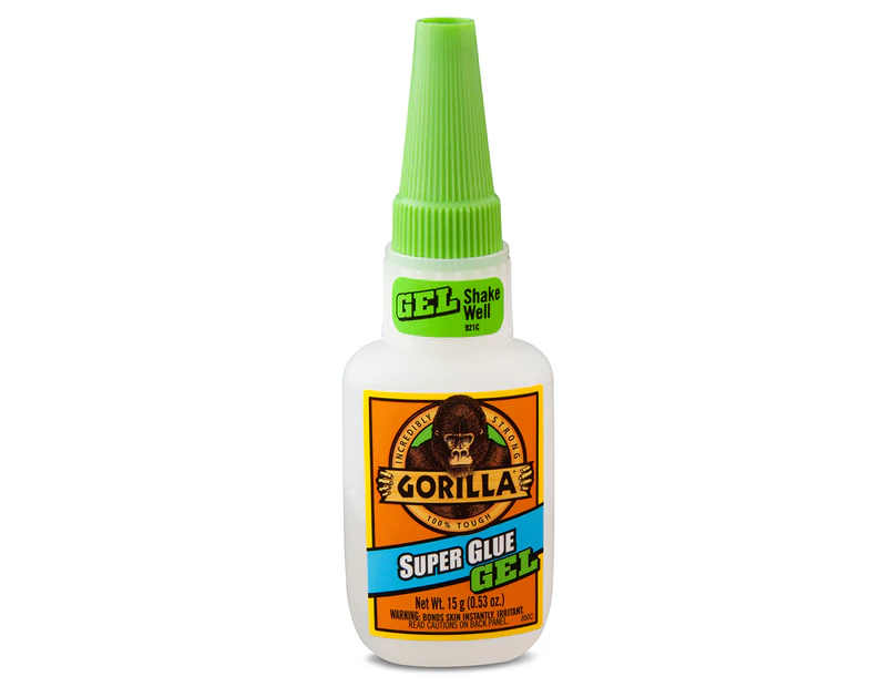 Gorilla Super Glue Gel 15g - Clear