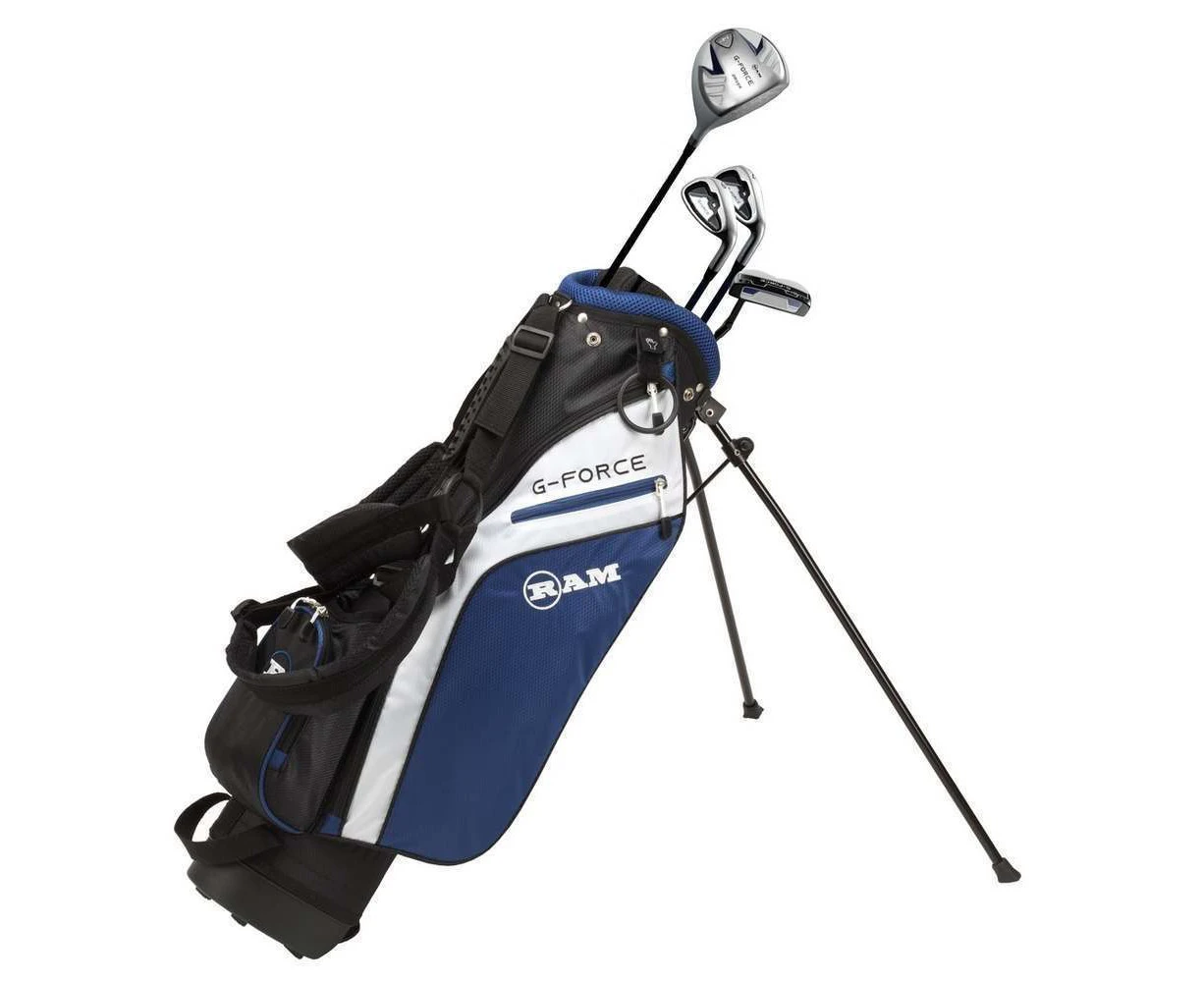 Ram Golf Junior G-Force Boys Golf Clubs Set with Bag, Left Hand