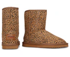 Emu Ridge Australia Women's Sophie Lo Print Ugg Boots - Chestnut Leopard