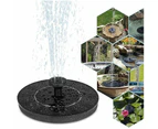 Floating Solar Powered Water Fountain Kit for Pool, Birdbath and Garden Pond