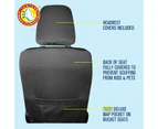 Nissan Navara D40 ST Dual Cab 2011-2015 Neoprene FRONT & REAR Seat Covers