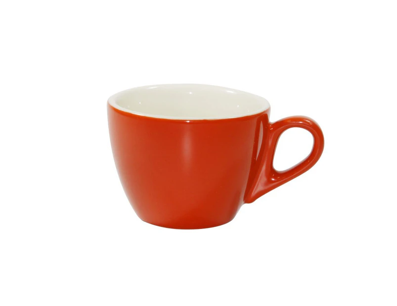 Brew-Saffron/White Flat White  Cup 160Mlx 6 - Red