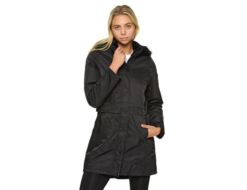 Regatta Women's Lexis Waterproof Fur-Trimmed Parka / Jacket - Black