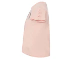 DKNY Girls' Sequin Tee / T-Shirt / Tshirt - Pale Blush
