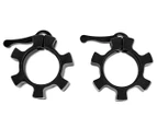 Cortex 2-Piece Olympic Aluminium Collar Set - Black
