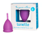 Lunette Cynthia Model 2 Reusable Menstrual Cup + Cleanser 100mL