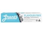 3 x Grants Flavour-Free Natural Toothpaste 110g 3