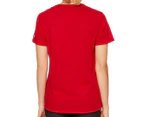 Champion Women's Script Short Sleeve Tee / T-Shirt / Tshirt - Cherry On Top