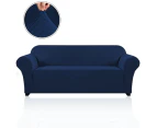 Stretch Sofa Covers Couch Covers Sofa Slip Cover Furniture Slipcovers Protector Stay In Place, Thick Soft Fabric, 1/2/3/4 Seater, Navy