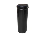 Salesbay Sensor Bin 50L Black Stainless Steel Rubbish Bin Motion Automatic