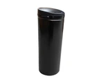 Salesbay Sensor Bin 50L Black Stainless Steel Rubbish Bin Motion Automatic