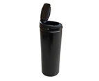 Salesbay Sensor Bin 50L Black Stainless Steel Rubbish Bin Motion Automatic