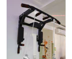 Multi Wall Mounted Adjustable Knee Raise Pull Up Chin Up Bar Dips Station