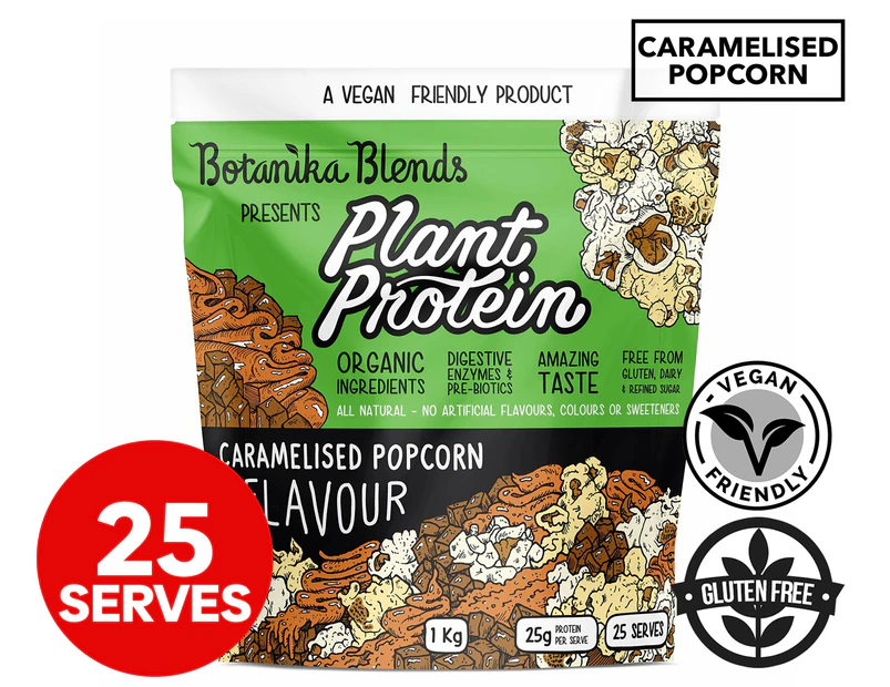 Botanika Blends Plant Protein Caramelised Popcorn 1kg / 25 Serves