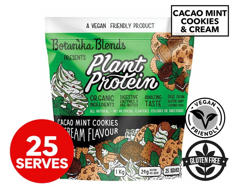 Botanika Blends Plant Protein Cacao Mint Cookies & Cream 1kg / 25 Serves