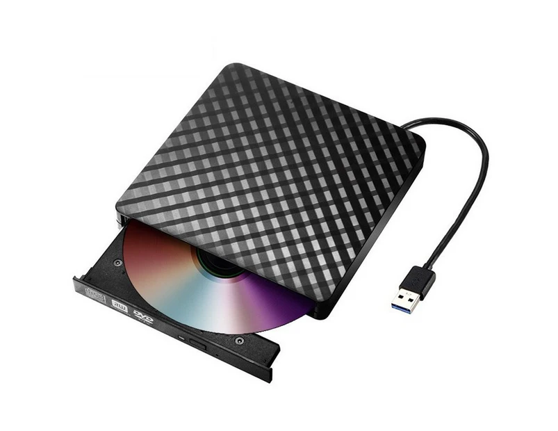NewBee NB-DVW-DIAMND Diamond Pattern Slim Portable External USB 3.0 DVD+RW Drive for PC & MAC
